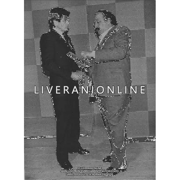 RETROSPETTIVA MAURIZIO COSTANZO GIORNALISTA NELLA FOTO MAURIZIO COSTANZO CON C PANI AG ALDO LIVERANI SAS