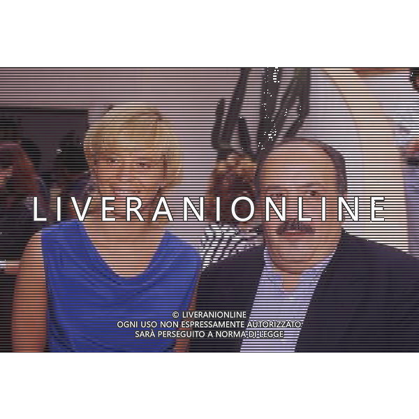 RETROSPETTIVA MAURIZIO COSTANZO GIORNALISTA NELLA FOTO MAURIZIO COSTANZO MARIA DE FILIPPI AG ALDO LIVERANI SAS