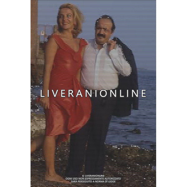 RETROSPETTIVA MAURIZIO COSTANZO GIORNALISTA NELLA FOTO MAURIZIO COSTANZO CON SIMONA IZZO AG ALDO LIVERANI SAS