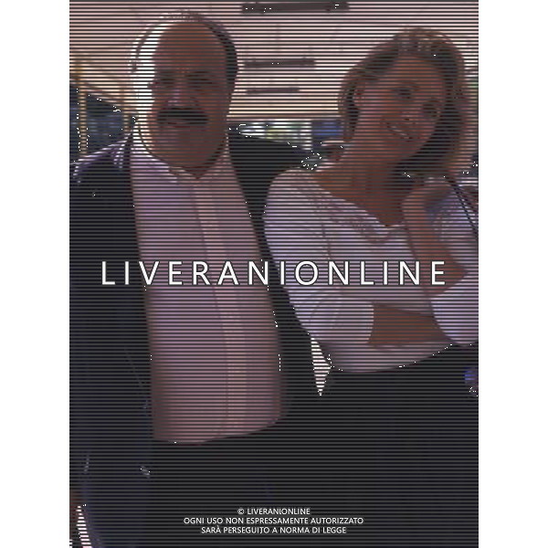 RETROSPETTIVA MAURIZIO COSTANZO GIORNALISTA NELLA FOTO MAURIZIO COSTANZO CON MARTA FLAVI AG ALDO LIVERANI SAS