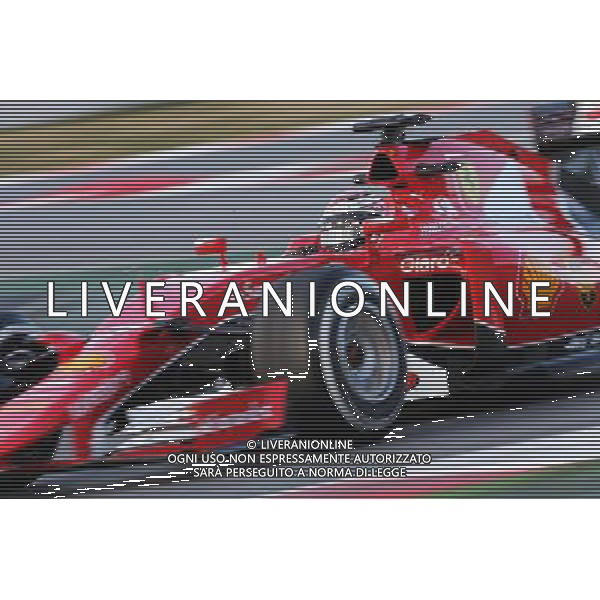 Kimi Raikkonen (FIN) Ferrari SF15-T. 26.02.2015. Formula One Testing, Day One, Barcelona, Spain. AG ALDO LIVERANI SAS ONLY ITALY