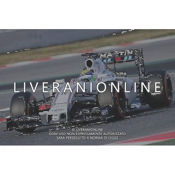 Felipe Massa (BRA) Williams FW37. 26.02.2015. Formula One Testing, Day One, Barcelona, Spain. AG ALDO LIVERANI SAS ONLY ITALY