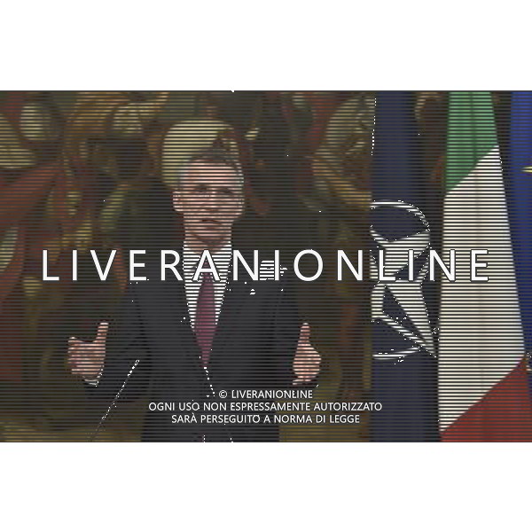 Roma - 26/02/2015 - Palazzo Chigi - Il Presidente del Consiglio dei Ministri Matteo Renzi incontra il segretario generale della Nato Jens Stoltenberg - nella foto: Jens Stoltenberg / Ph. Fabrizio Corradetti - Ag. Aldo Liverani sas