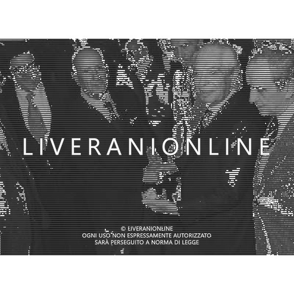 RETROSPETTIVA ANGELO MORATTI PETROLIERE E PRESIDENTE INTER NELLA FOTO ANGELO MORATTI AG ALDO LIVERANI SAS