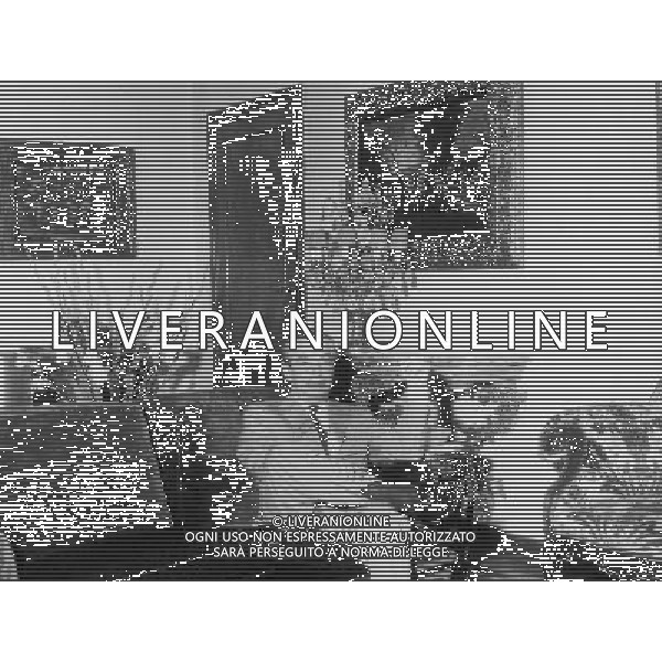 RETROSPETTIVA ANGELO MORATTI PETROLIERE E PRESIDENTE INTER NELLA FOTO ANGELO MORATTI AG ALDO LIVERANI SAS