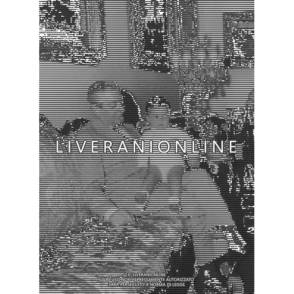 RETROSPETTIVA ANGELO MORATTI PETROLIERE E PRESIDENTE INTER NELLA FOTO ANGELO MORATTI AG ALDO LIVERANI SAS