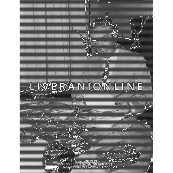 RETROSPETTIVA ANGELO MORATTI PETROLIERE E PRESIDENTE INTER NELLA FOTO ANGELO MORATTI AG ALDO LIVERANI SAS