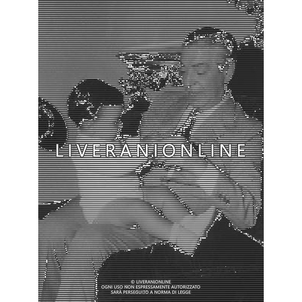 RETROSPETTIVA ANGELO MORATTI PETROLIERE E PRESIDENTE INTER NELLA FOTO ANGELO MORATTI AG ALDO LIVERANI SAS