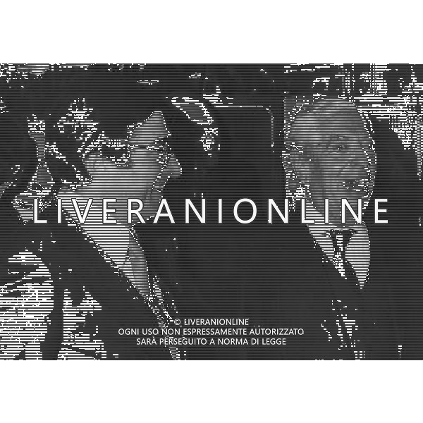 RETROSPETTIVA ANGELO MORATTI PETROLIERE E PRESIDENTE INTER NELLA FOTO ANGELO MORATTI AG ALDO LIVERANI SAS