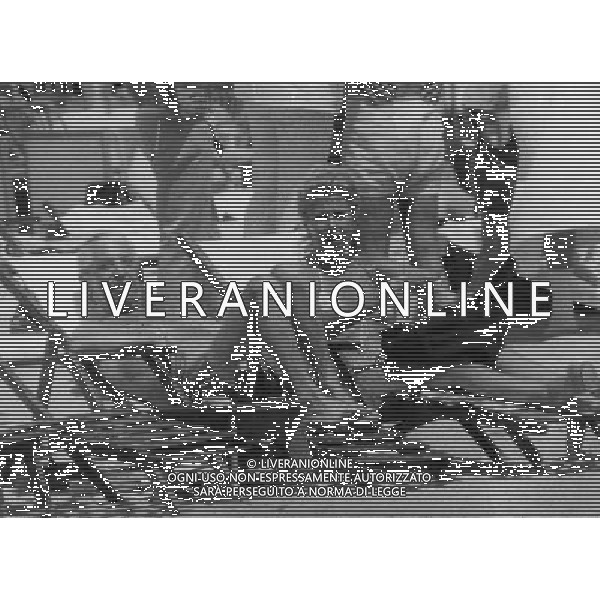 RETROSPETTIVA ANGELO MORATTI PETROLIERE E PRESIDENTE INTER NELLA FOTO ANGELO MORATTI AG ALDO LIVERANI SAS