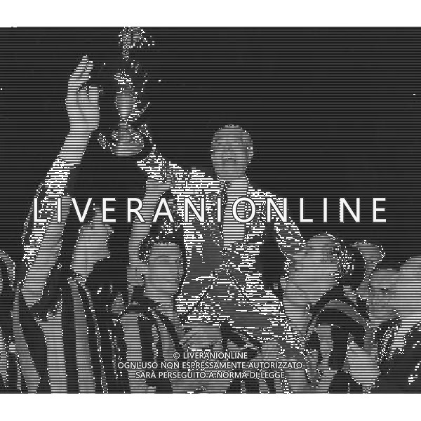 RETROSPETTIVA ANGELO MORATTI PETROLIERE E PRESIDENTE INTER NELLA FOTO ANGELO MORATTI AG ALDO LIVERANI SAS