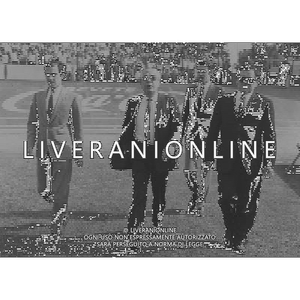 RETROSPETTIVA ANGELO MORATTI PETROLIERE E PRESIDENTE INTER NELLA FOTO ANGELO MORATTI COI FIGLI AG ALDO LIVERANI SAS