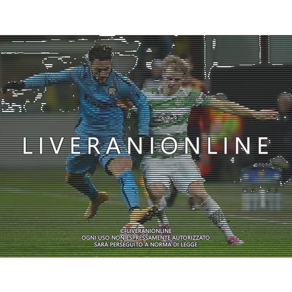 UEFA Europa League 2014/2015 Sedicesimi di Finale Ritorno Milano - 26.02.2015 Inter-Celtic Nella Foto:d\'ambrosio-mackay steven /Ph.Vitez-Ag. Aldo Liverani