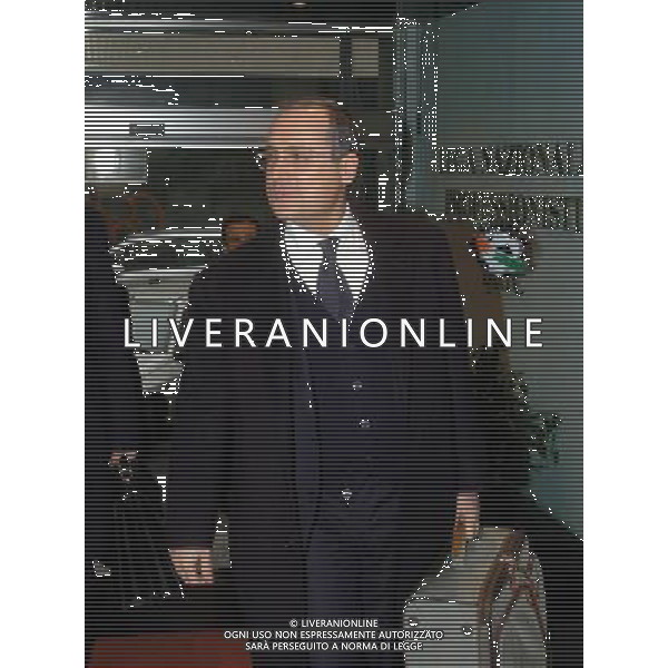 Milano, 18/01/2005 Assemblea straordinaria Lega Calcio della Serie A nella foto Claudio Lotito ph Gigi Arcaini/Agenzia Aldo Liverani