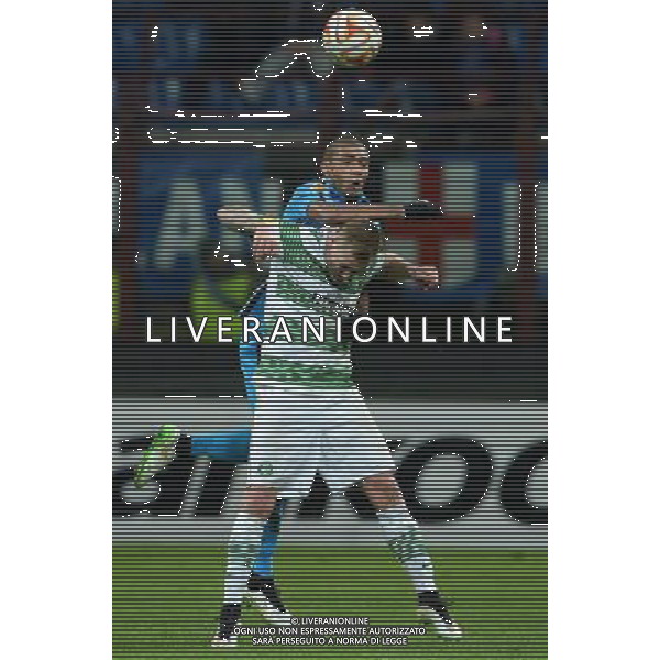 UEFA Europa League 2014/2015 Sedicesimi di Finale Ritorno Milano - 26.02.2015 Inter-Celtic Nella Foto:juan jesus e guidetti /Ph.Vitez-Ag. Aldo Liverani