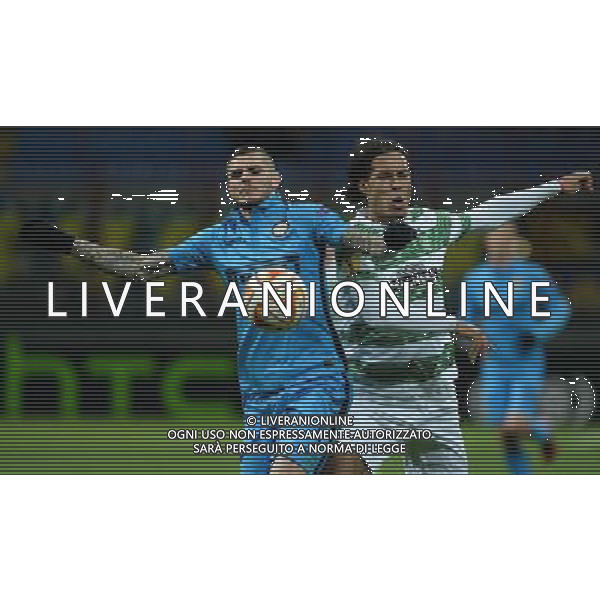 UEFA Europa League 2014/2015 Sedicesimi di Finale Ritorno Milano - 26.02.2015 Inter-Celtic Nella Foto: mauro icardi-van dijk /Ph.Vitez-Ag. Aldo Liverani