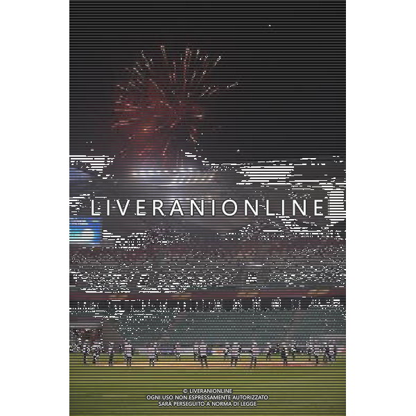 2015.02.26 WARSZAWA PILKA NOZNA LIGA EUROPY SEZON 2014/2015 FOOTBALL UEFA EUROPA LEAGUE SEASON 2014/2015 LEGIA WARSZAWA - AJAX AMSTERDAM N/Z PUSTY STADION MECZ BEZ KIBICOW FAJERWERKI DOPING SPOZA STADIONU FOTO LUKASZ LASKOWSKI / PRESSFOCUS / NEWSPIX.PL --- Newspix.pl /Agenzia Aldo Liverani sas - ITALY ONLY - LEGIA VARSAVIA vs AJAX AMSTERDAM EUROPA LEAGUE *** Local Caption *** www.newspix.pl mail us: info@newspix.pl call us: 0048 022 23 22 222 --- Polish Picture Agency by Ringier Axel Springer Poland