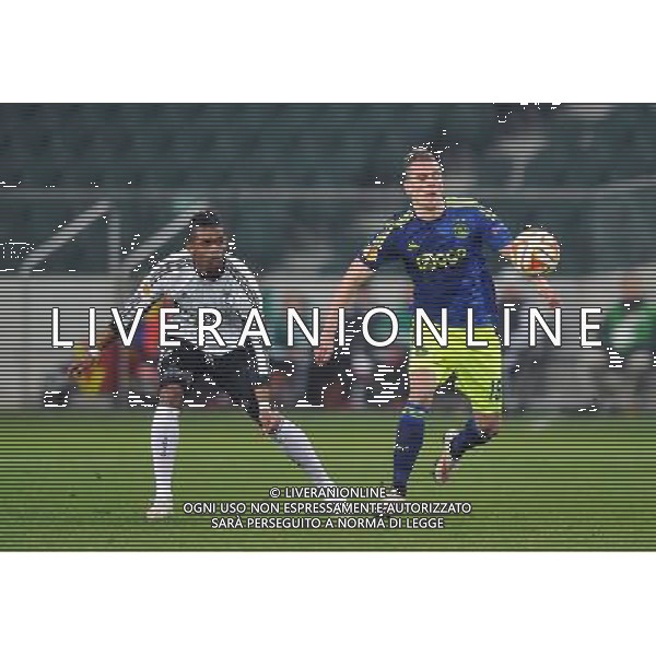 2015.02.26 WARSZAWA PILKA NOZNA UEFA EUROPA LEAGUE 2014/2015 UEFA LIGA EUROPY 1/16 FINALU 2014/2015 MECZ LEGIA WARSZAWA - AJAX AMSTERDAM N/Z DOSSA JUNIOR ARKADIUSZ AREK MILIK FOTO NORBERT BARCZYK / PRESS FOCUS / NEWSPIX.PL --- Newspix.pl /Agenzia Aldo Liverani sas - ITALY ONLY - LEGIA VARSAVIA vs AJAX AMSTERDAM EUROPA LEAGUE *** Local Caption *** www.newspix.pl mail us: info@newspix.pl call us: 0048 022 23 22 222 --- Polish Picture Agency by Ringier Axel Springer Poland