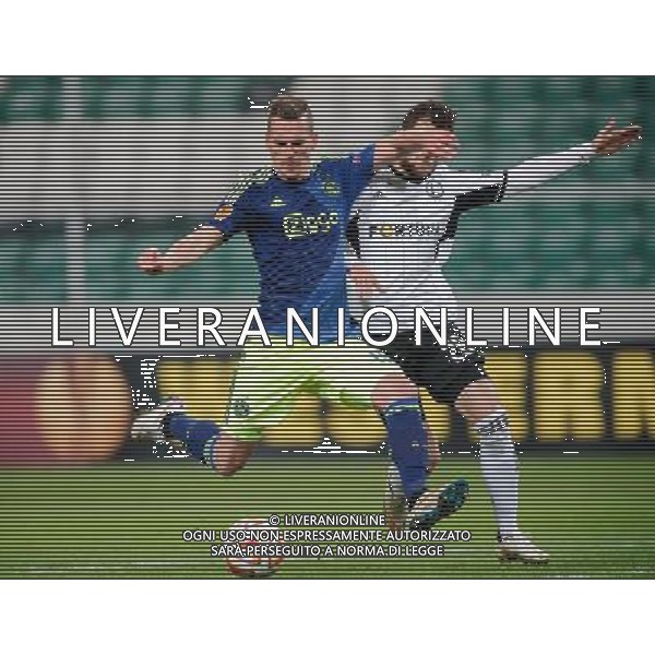 2015.02.26 WARSAW STADION WOJSKA POLSKIEGO UEFA EUROPA LEAGUE ROUND OF 32 GAME LEGIA WARSZAWA - AJAX AMSTERDAM ARKADIUSZ MILIK STRZELA GOL BRAMKA LUKASZ BROZ 2015.02.26 WARSZAWA STADION WOJSKA POLSKIEGO PILKA NOZNA UEFA LIGA EUROPY 1/16 FINALU MECZ LEGIA WARSZAWA - AJAX AMSTERDAM N/Z ARKADIUSZ MILIK STRZELA GOL BRAMKA LUKASZ BROZ FOTO RAFAL OLEKSIEWICZ / PRESSFOCUS / NEWSPIX.PL --- Newspix.pl /Agenzia Aldo Liverani sas - ITALY ONLY - LEGIA VARSAVIA vs AJAX AMSTERDAM EUROPA LEAGUE *** Local Caption *** www.newspix.pl mail us: info@newspix.pl call us: 0048 022 23 22 222 --- Polish Picture Agency by Ringier Axel Springer Poland
