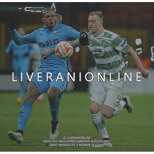 UEFA Europa League 2014/2015 Sedicesimi di Finale Ritorno Milano - 26.02.2015 Inter-Celtic Nella Foto:juan jesus e guidetti /Ph.Vitez-Ag. Aldo Liverani