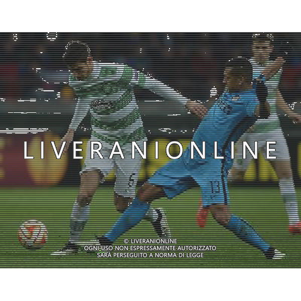 UEFA Europa League 2014/2015 Sedicesimi di Finale Ritorno Milano - 26.02.2015 Inter-Celtic Nella Foto:biton e guarin /Ph.Vitez-Ag. Aldo Liverani