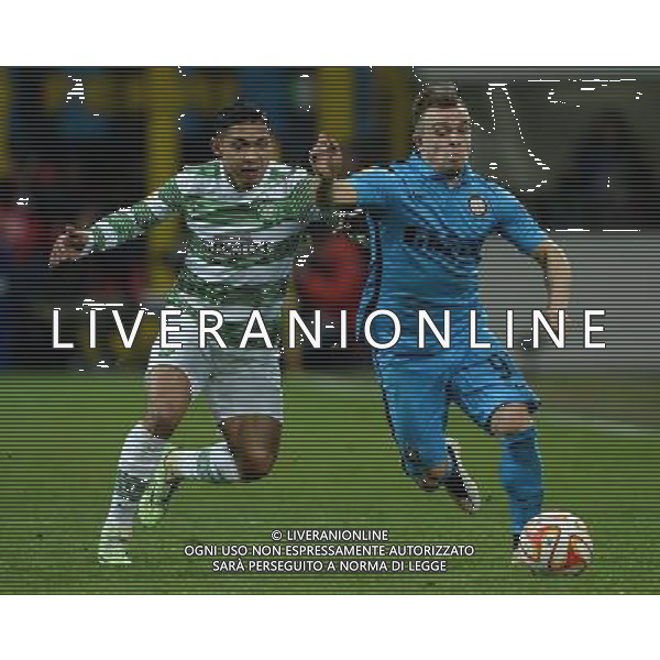 UEFA Europa League 2014/2015 Sedicesimi di Finale Ritorno Milano - 26.02.2015 Inter-Celtic Nella Foto:shaqiri izaguirre /Ph.Vitez-Ag. Aldo Liverani