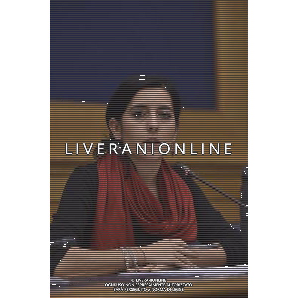 Roma - 27/02/2015 - Montecitorio - Sala Stampa - Conferenza stampa M5S - nella foto: Fabiana Dadone / Ph. Fabrizio Corradetti - ag. Aldo Liverani Sas