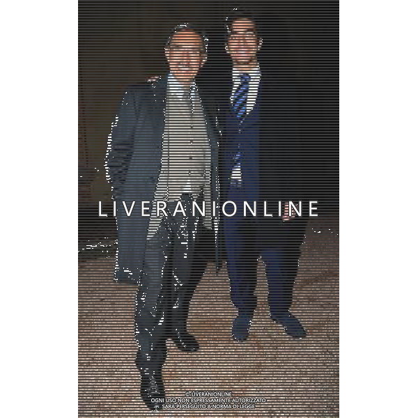 Evento Cinematografico \'Zanetti Story\' Milano - 27.02.2015 Nella Foto:Ignazio La Russa con il figlio /Ph.Vitez-Ag. Aldo Liverani