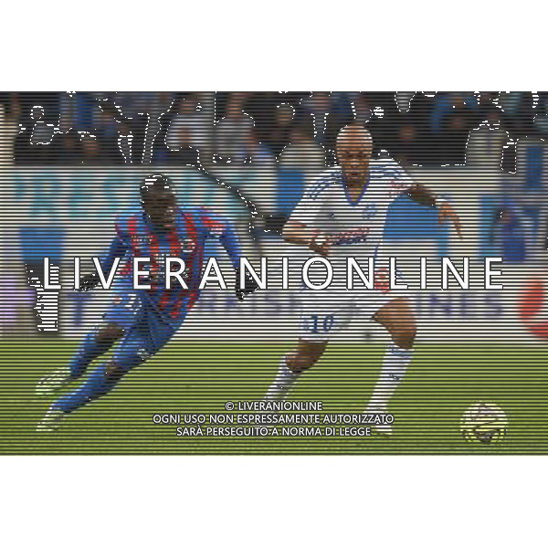 Andre AYEW - 27.02.2015 - Marseille / Caen - 27eme journee de Ligue 1 Photo : Gaston Petrelli / Icon Sport AG ALDO LIVERANI SAS ONLY ITALY