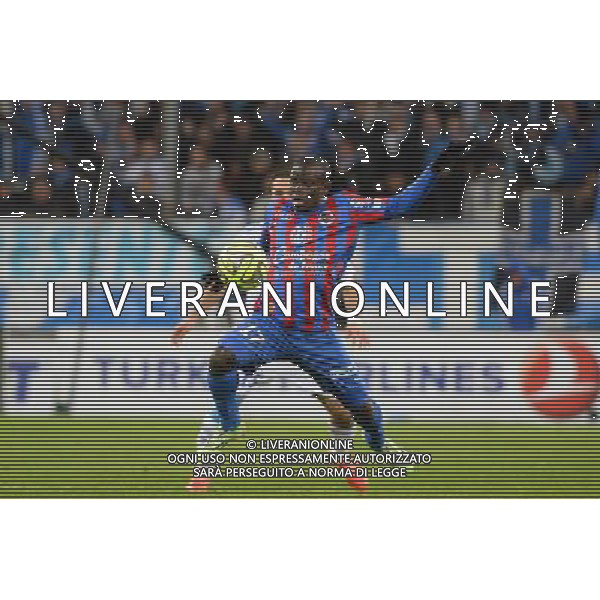 N\'golo KANTE - 27.02.2015 - Marseille / Caen - 27eme journee de Ligue 1 Photo : Gaston Petrelli / Icon Sport AG ALDO LIVERANI SAS ONLY ITALY