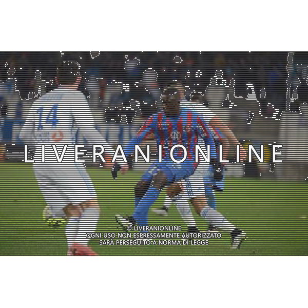 Dennis APPIAH - 27.02.2015 - Marseille / Caen - 27eme journee de Ligue 1 Photo : Gaston Petrelli / Icon Sport AG ALDO LIVERANI SAS ONLY ITALY
