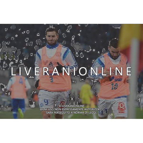 Andre Pierre GIGNAC / Romain ALESSANDRINI - 27.02.2015 - Marseille / Caen - 27eme journee de Ligue 1 Photo : Gaston Petrelli / Icon Sport AG ALDO LIVERANI SAS ONLY ITALY