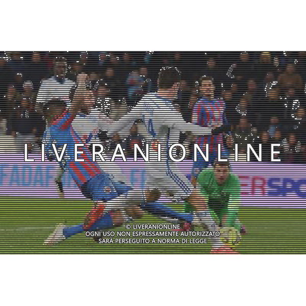 Goal Andre Pierre GIGNAC - 27.02.2015 - Marseille / Caen - 27eme journee de Ligue 1 Photo : Gaston Petrelli / Icon Sport AG ALDO LIVERANI SAS ONLY ITALY