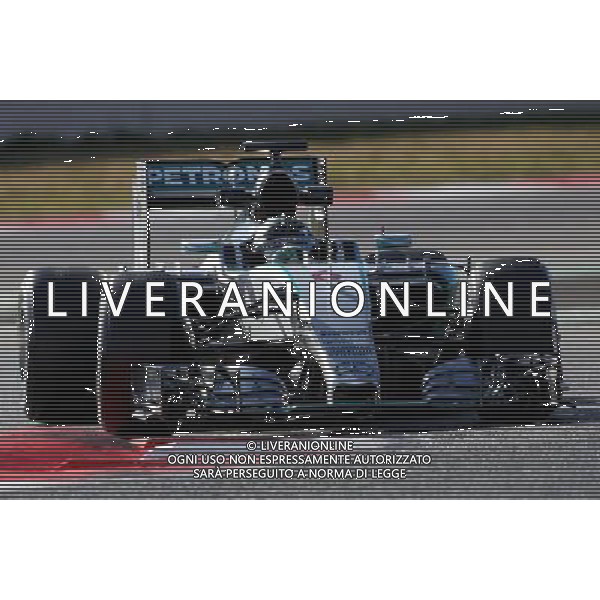 Nico Rosberg (GER), Mercedes AMG F1 Team 27.02.2015. Formula One Testing, Day Two, Barcelona, Spain. AG ALDO LIVERANI SAS ONLY ITALY