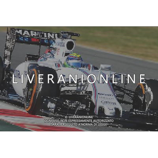 Felipe Massa (BRA) Williams FW37. 28.02.2015. Formula One Testing, Day Three, Barcelona, Spain. AG ALDO LIVERANI SAS ONLY ITALY
