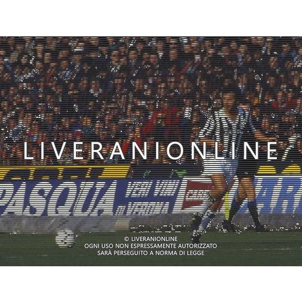 RETROSPETTIVA ANTONIO CABRINI CALCIATORE NELLA FOTO ANTONIO CABRINI CON LA MAGLIA DELLA JUVENTUS AG ALDO LIVERANI SAS