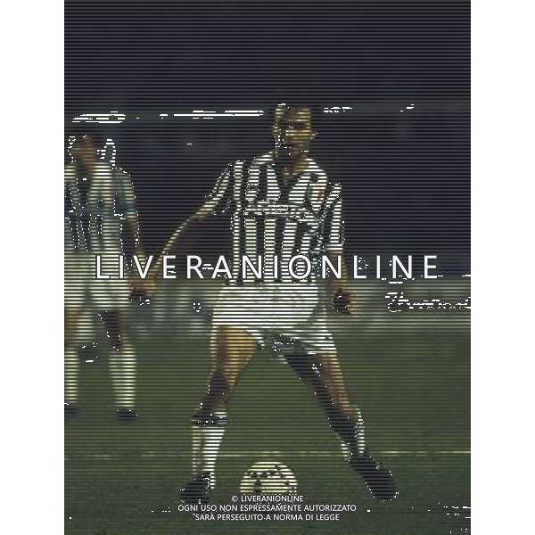 RETROSPETTIVA ANTONIO CABRINI CALCIATORE NELLA FOTO ANTONIO CABRINI CON LA MAGLIA DELLA JUVENTUS AG ALDO LIVERANI SAS