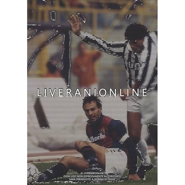 RETROSPETTIVA ANTONIO CABRINI CALCIATORE NELLA FOTO ANTONIO CABRINI CON LA MAGLIA DEL BOLOGNA AG ALDO LIVERANI SAS