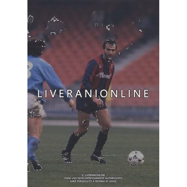 RETROSPETTIVA ANTONIO CABRINI CALCIATORE NELLA FOTO ANTONIO CABRINI CON LA MAGLIA DEL BOLOGNA AG ALDO LIVERANI SAS