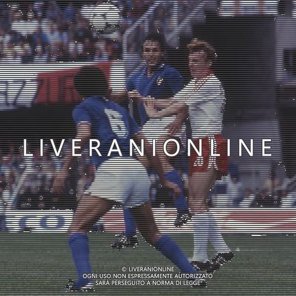 RETROSPETTIVA ANTONIO CABRINI MONDIALI 1982 NELLA FOTO ANTONIO CABRINI CON BONIEK AG ALDO LIVERANI SAS