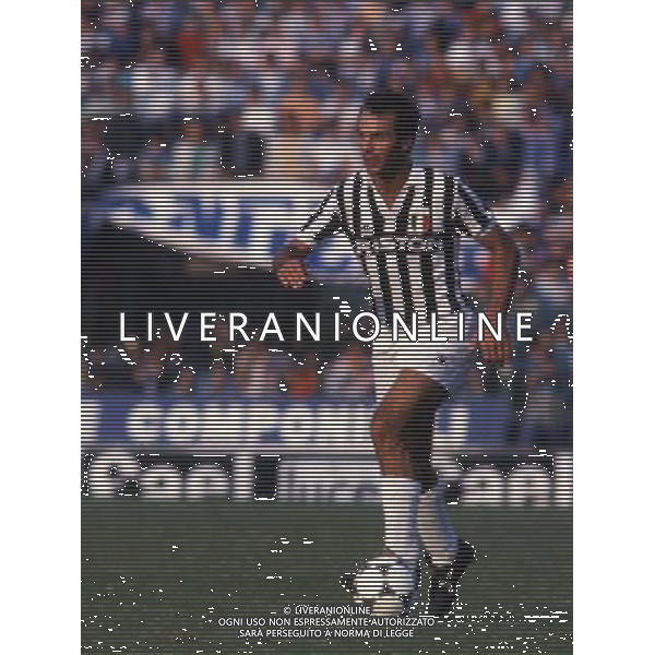 RETROSPETTIVA ANTONIO CABRINI NELLA FOTO ANTONIO CABRINI CON LA MAGLIA JUVENTUS AG ALDO LIVERANI SAS