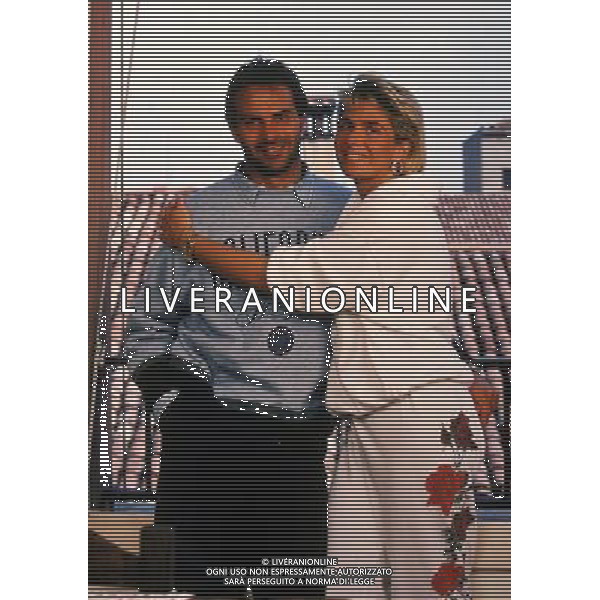 RETROSPETTIVA ANTONIO CABRINI NELLA FOTO ANTONIO CABRINI CON LA MOGLIE CONSUELO AG ALDO LIVERANI SAS