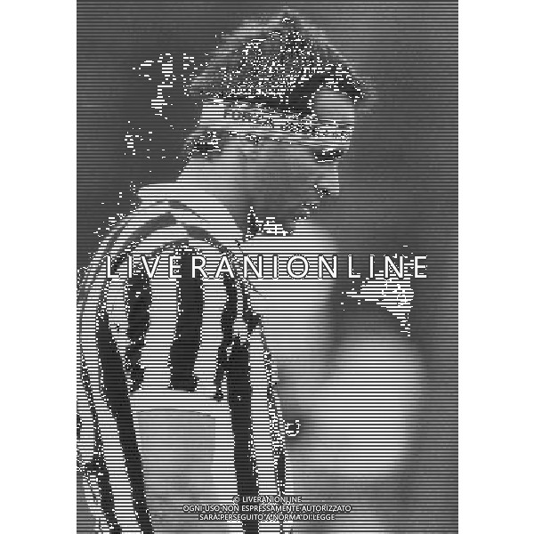 RETROSPETTIVA ANTONIO CABRINI NELLA FOTO ANTONIO CABRINI CON LA MAGLIA JUVENTUS AG ALDO LIVERANI SAS
