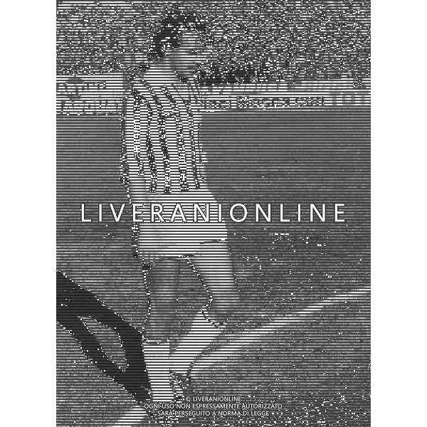 RETROSPETTIVA ANTONIO CABRINI NELLA FOTO ANTONIO CABRINI CON LA MAGLIA JUVENTUS AG ALDO LIVERANI SAS