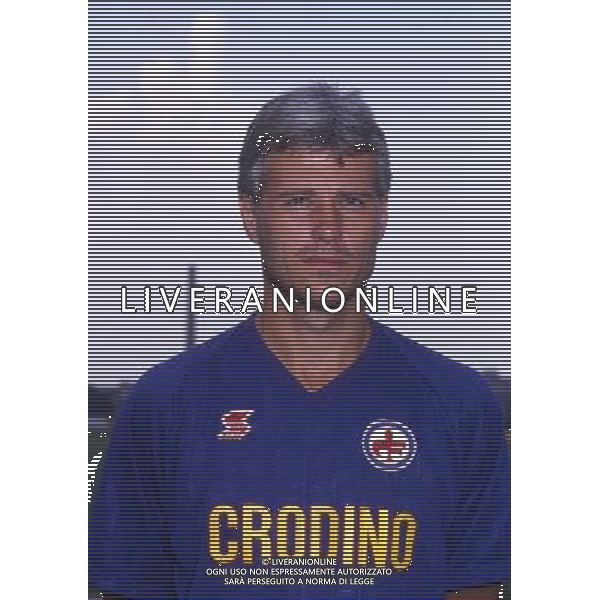 RETROSPETTIVA GLEN HYSEN CALCIATORE NELLA FOTO GLEN HYSEN CON LA MAGLIA DELLA FIORENTINA AG ALDO LIVERANI SAS