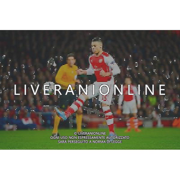 Alex OXLADE CHAMBERLAIN - 25.02.2015 - Arsenal / Monaco - 1/8Finale Champions League Photo : Winter Press / Icon Sport AG ALDO LIVERANI SAS ONLY ITALY *** Local Caption ***