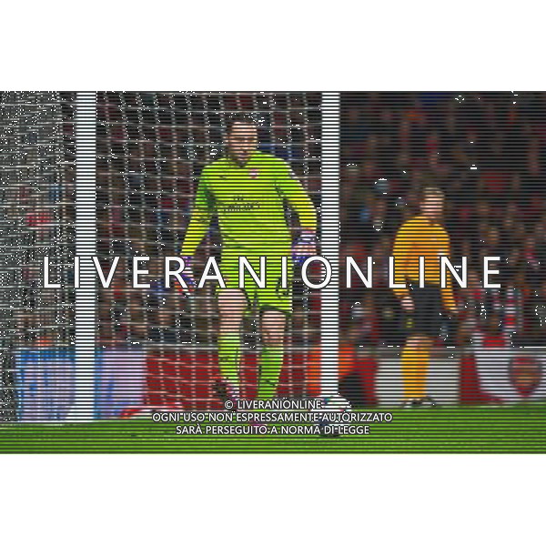 David OSPINA - 25.02.2015 - Arsenal / Monaco - 1/8Finale Champions League Photo : Winter Press / Icon Sport AG ALDO LIVERANI SAS ONLY ITALY *** Local Caption ***