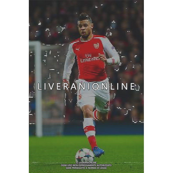Francis COQUELIN - 25.02.2015 - Arsenal / Monaco - 1/8Finale Champions League Photo : Winter Press / Icon Sport AG ALDO LIVERANI SAS ONLY ITALY *** Local Caption ***