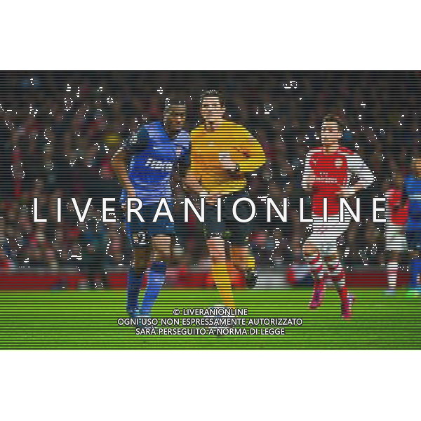 Geoffrey KONDOGBIA - 25.02.2015 - Arsenal / Monaco - 1/8Finale Champions League Photo : Winter Press / Icon Sport AG ALDO LIVERANI SAS ONLY ITALY *** Local Caption ***