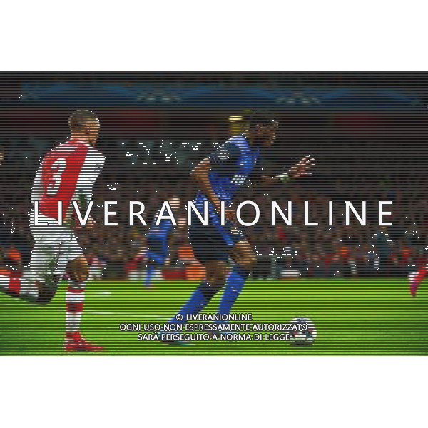 Geoffrey KONDOGBIA - 25.02.2015 - Arsenal / Monaco - 1/8Finale Champions League Photo : Winter Press / Icon Sport AG ALDO LIVERANI SAS ONLY ITALY *** Local Caption ***